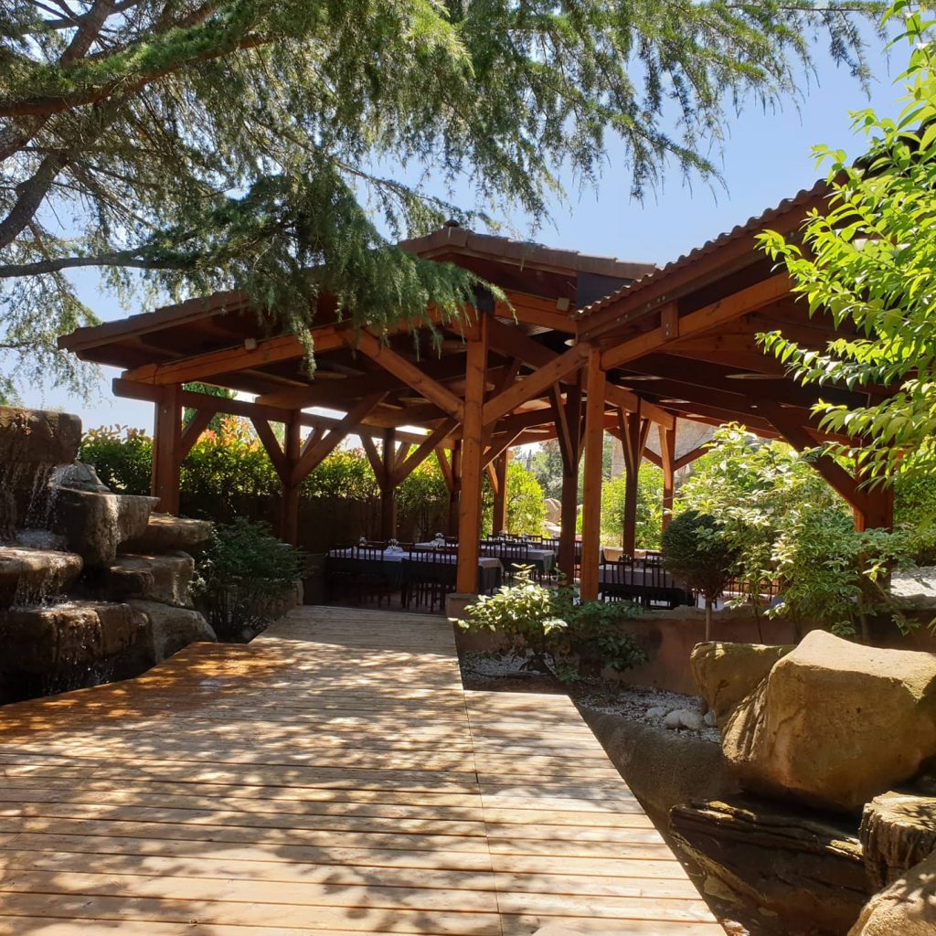 Mesas exteriores de can montcad