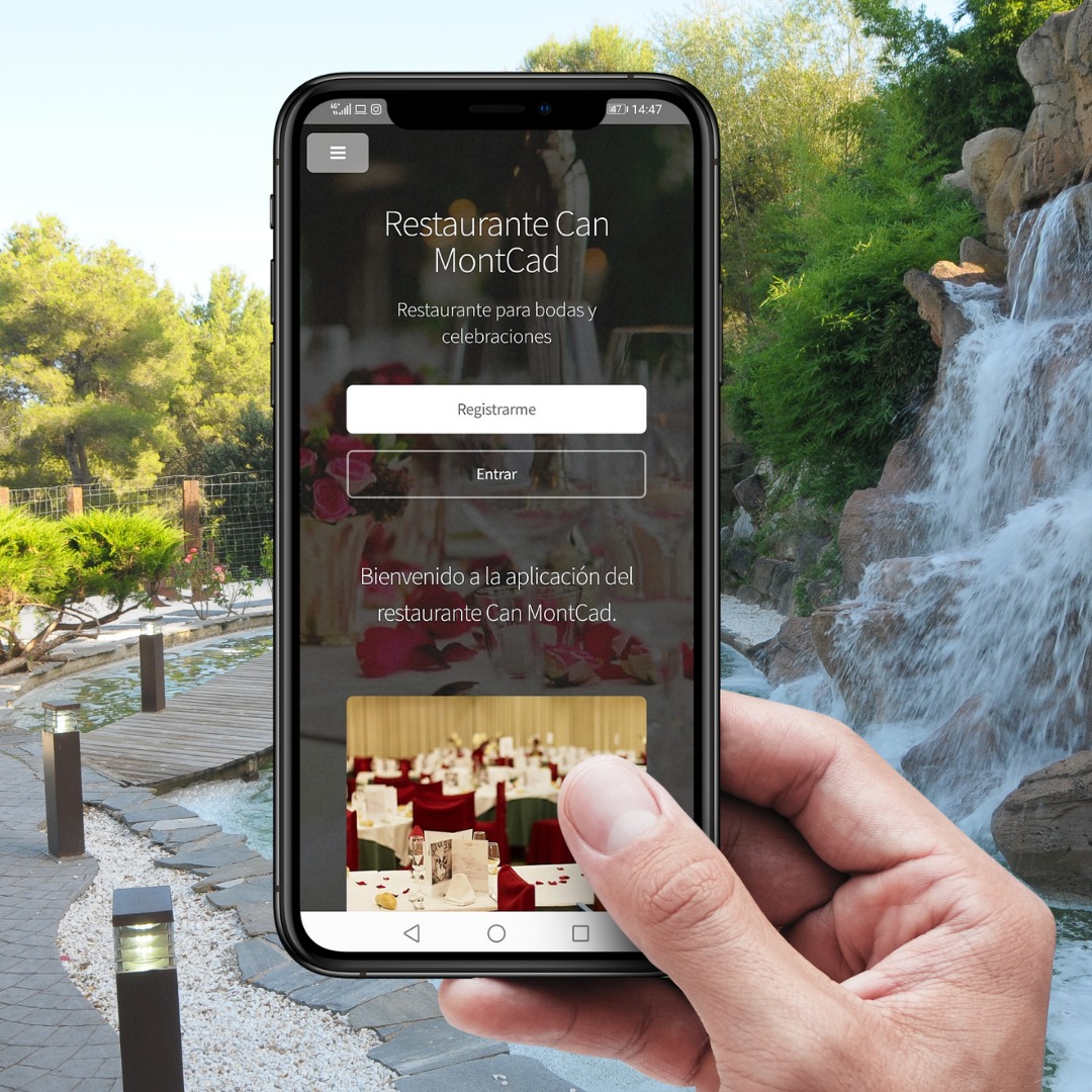 Aplicación restaurante para eventos bodas bautizos comuniones celebraciones