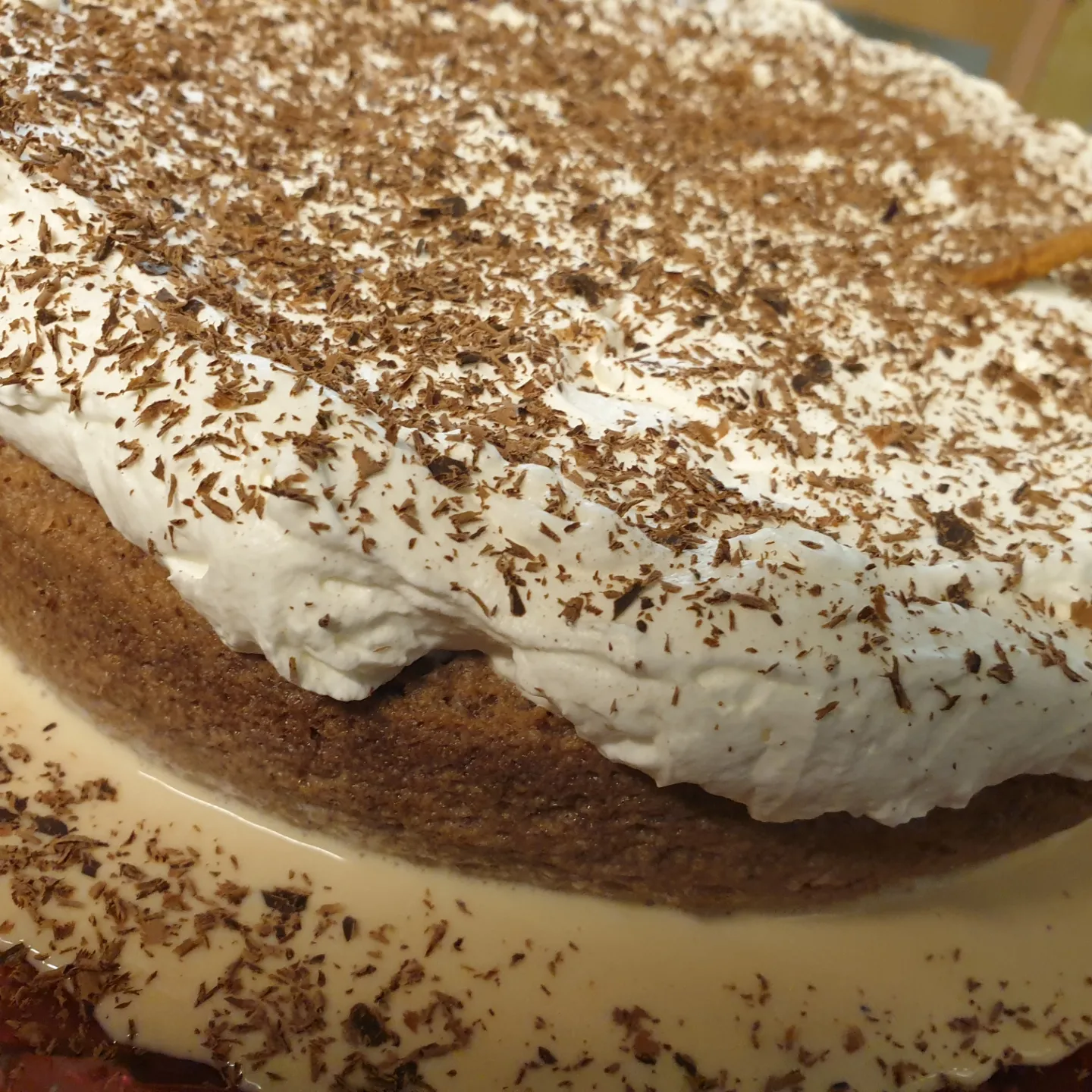 Postre de leche con canela