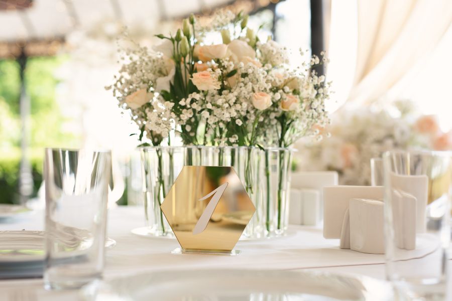 Centro de mesa de boda